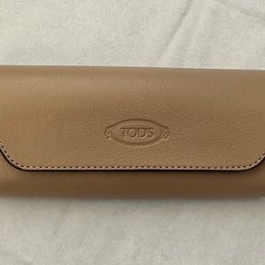 TODS Leather Sunglass Case